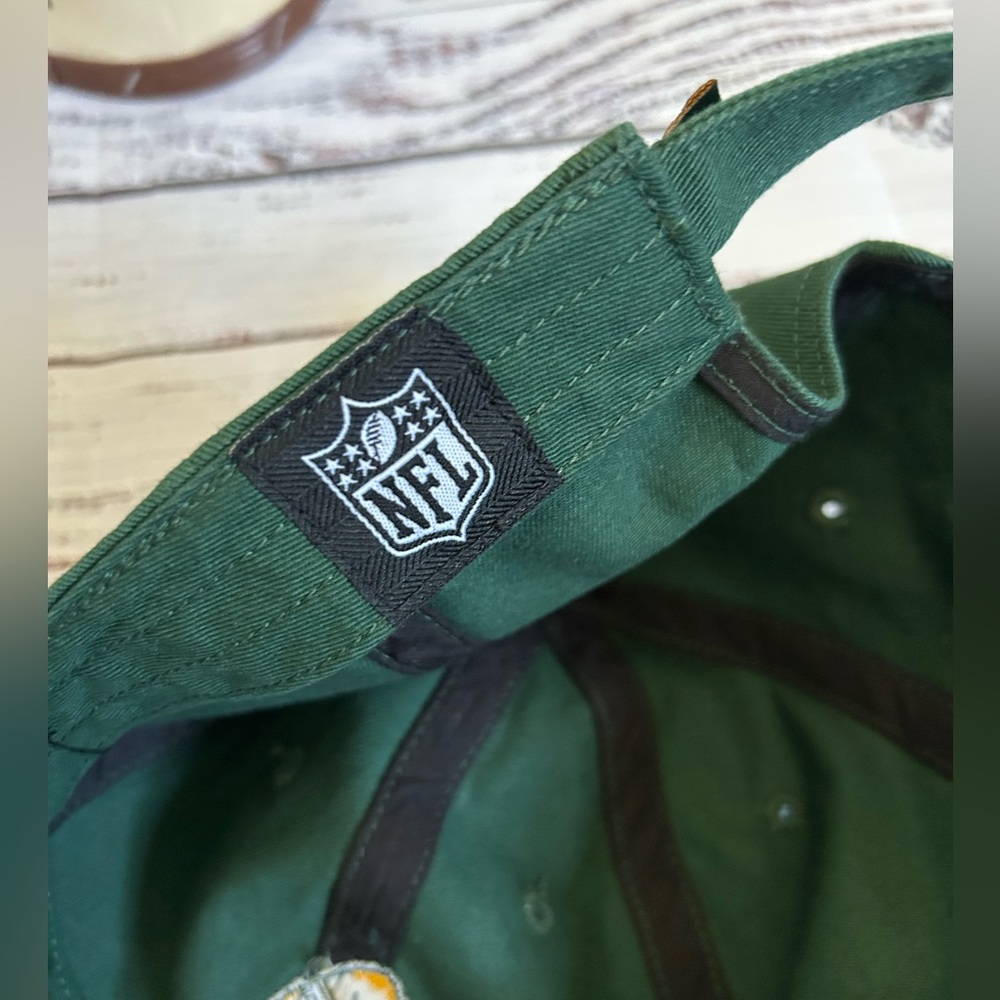 NFL Green Bay Packers Adjustable Hat with Vintage Style Logo - Picture 5 of 7